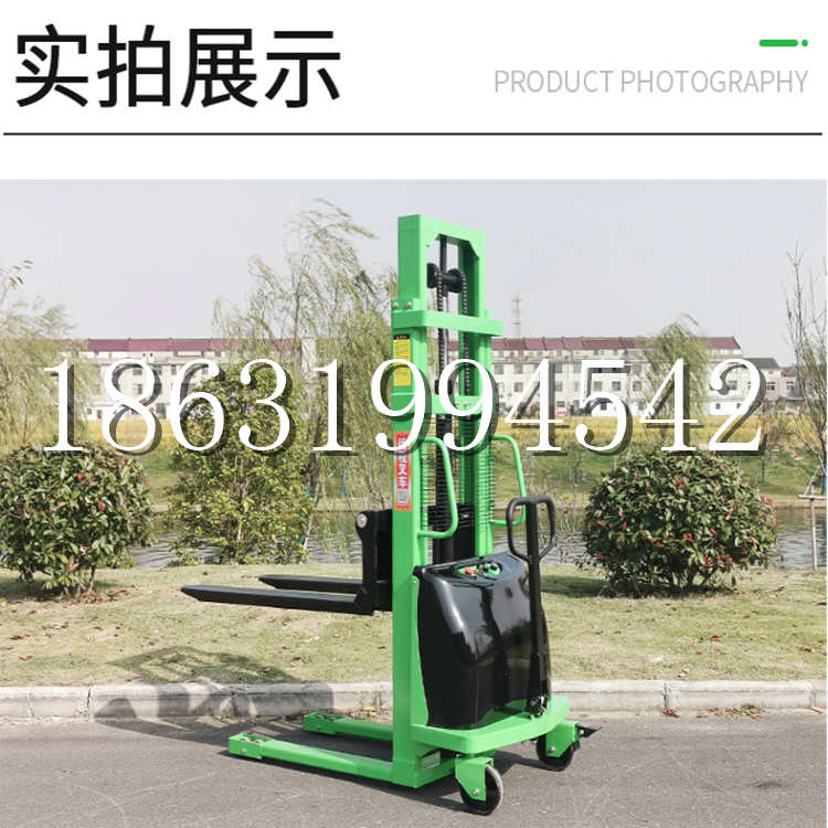 福兴乡电动叉车堆高车液压铲车电瓶1吨2吨站驾步行式小型全自动叉车